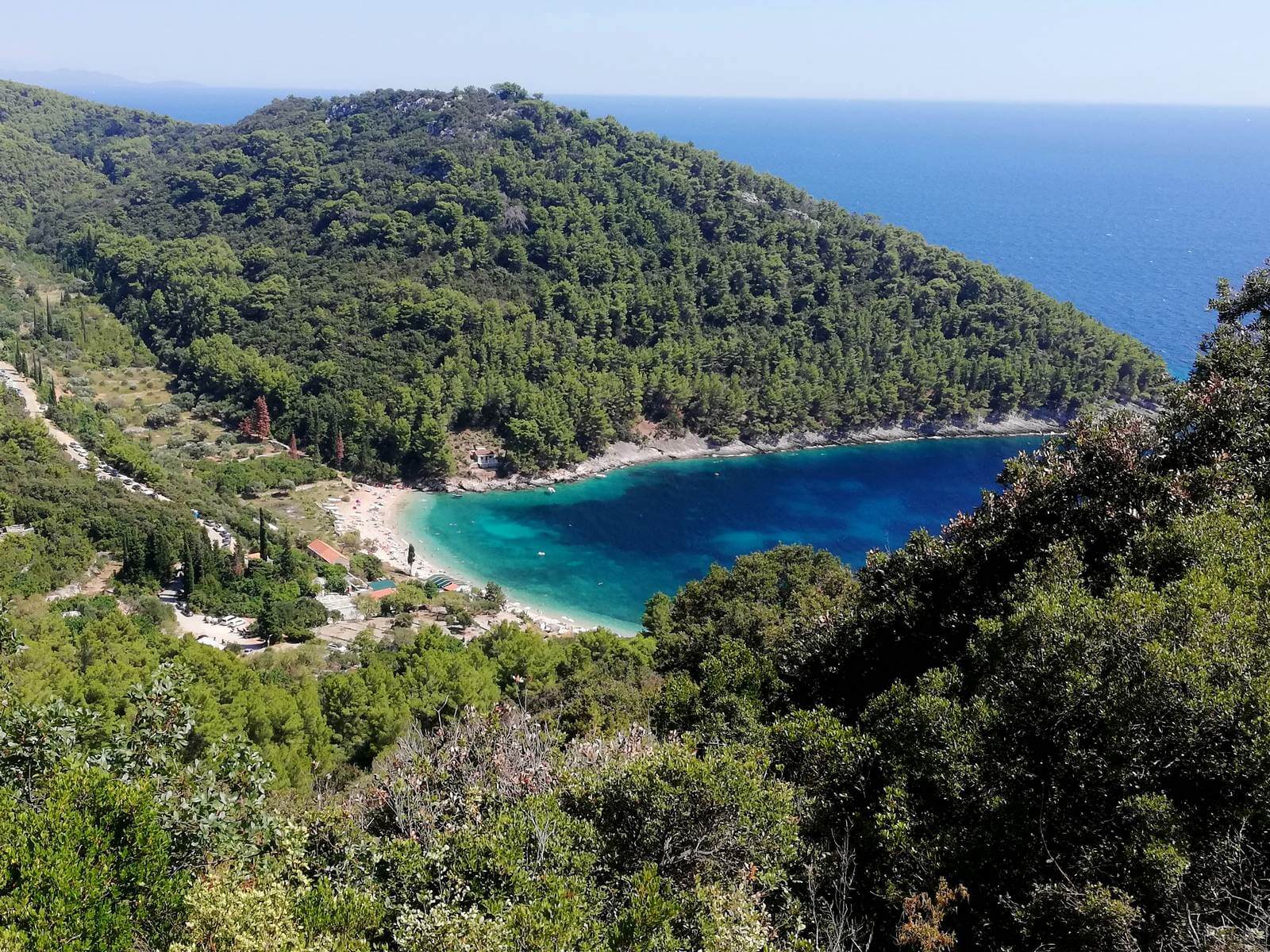 Foto: Einsame Bucht auf Korcula - Lupe Reisen