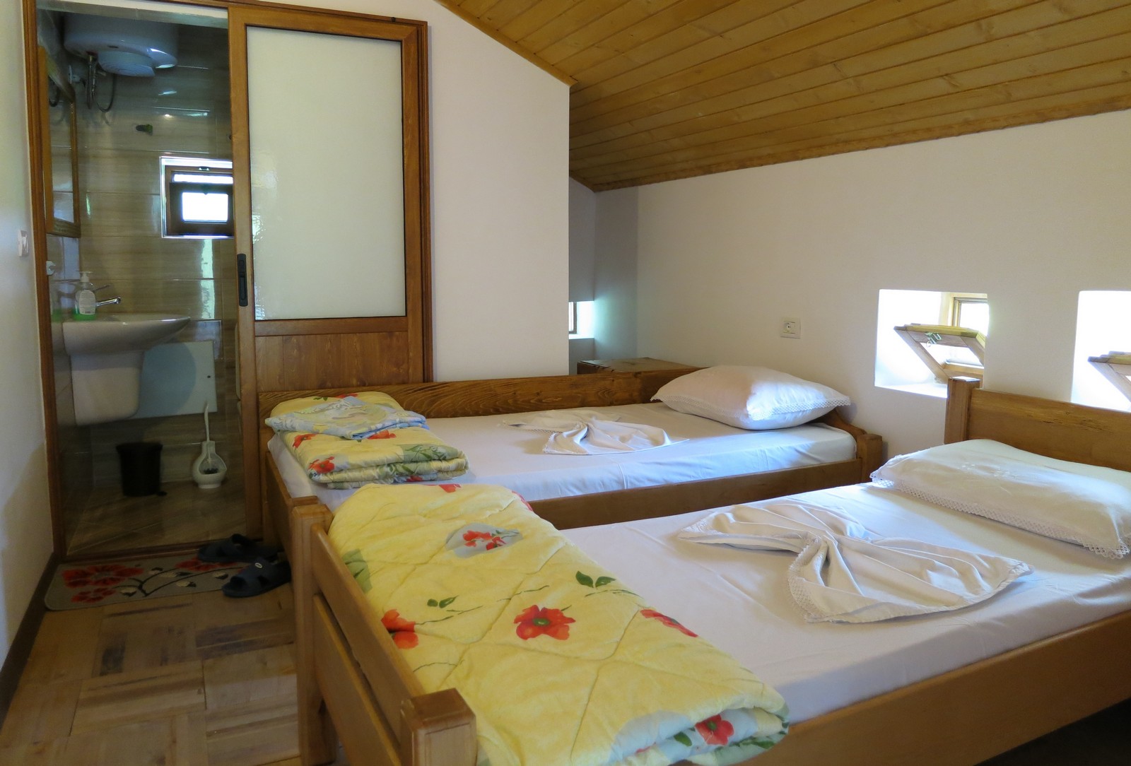 Typisches Zimmer in einem der Guesthouses - Lupe Reisen