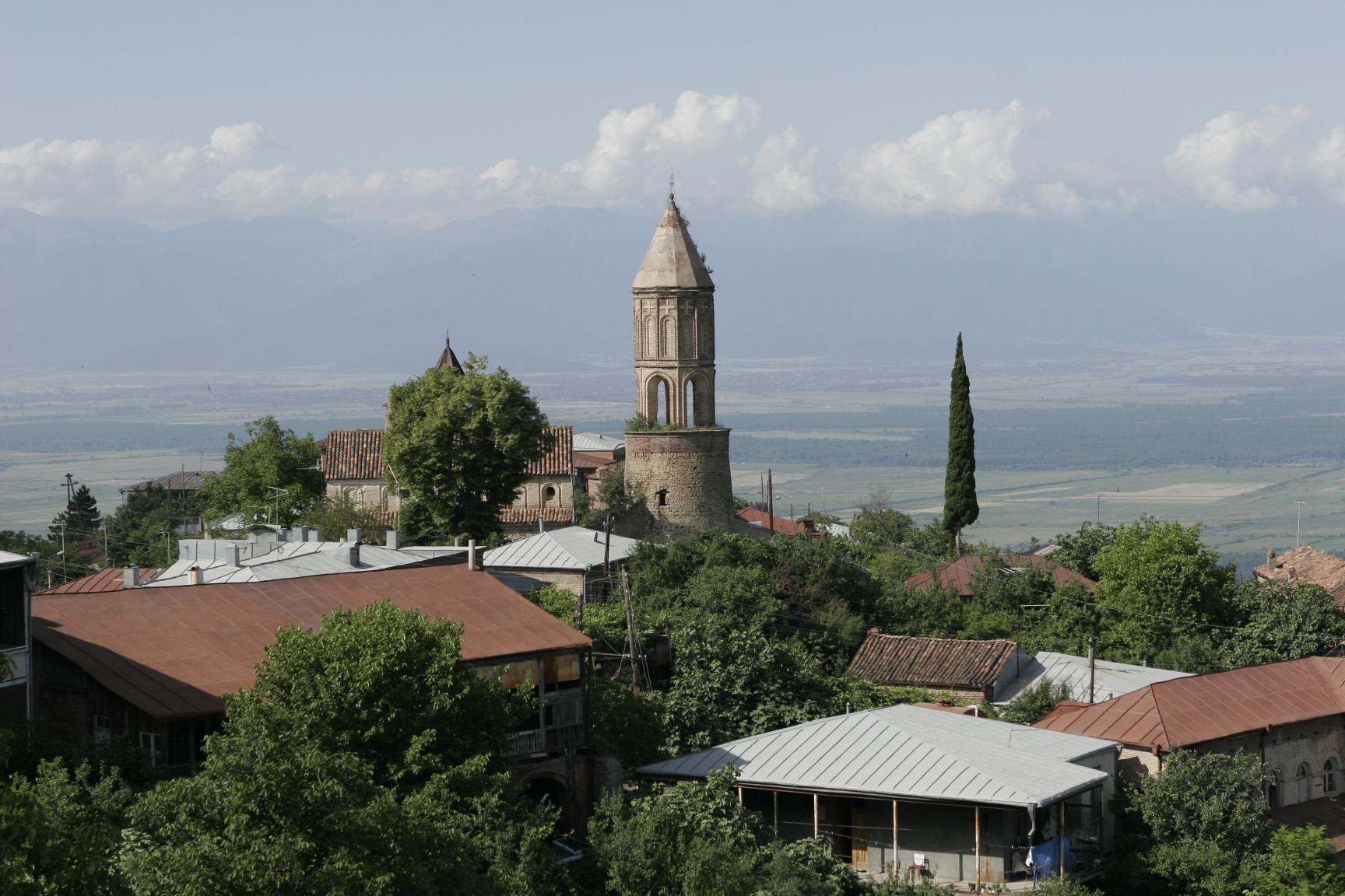 Panorama von Sighnaghi - Lupe Reisen
